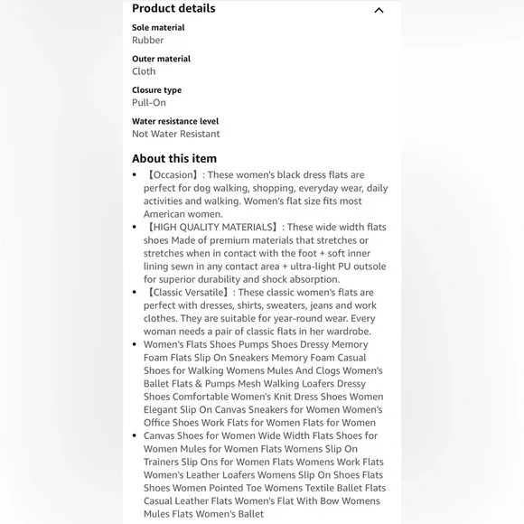 MLAGJSS Women's Shoes-Flats-Size 8 - Picture 9 of 9